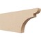Ekena Millwork 2in. W x 8in. H x 20in. L Yorktown Woodgrain TimberThane Rafter Tail, Primed Tan RFTUR02X08X20YORRCPR - alternate 1